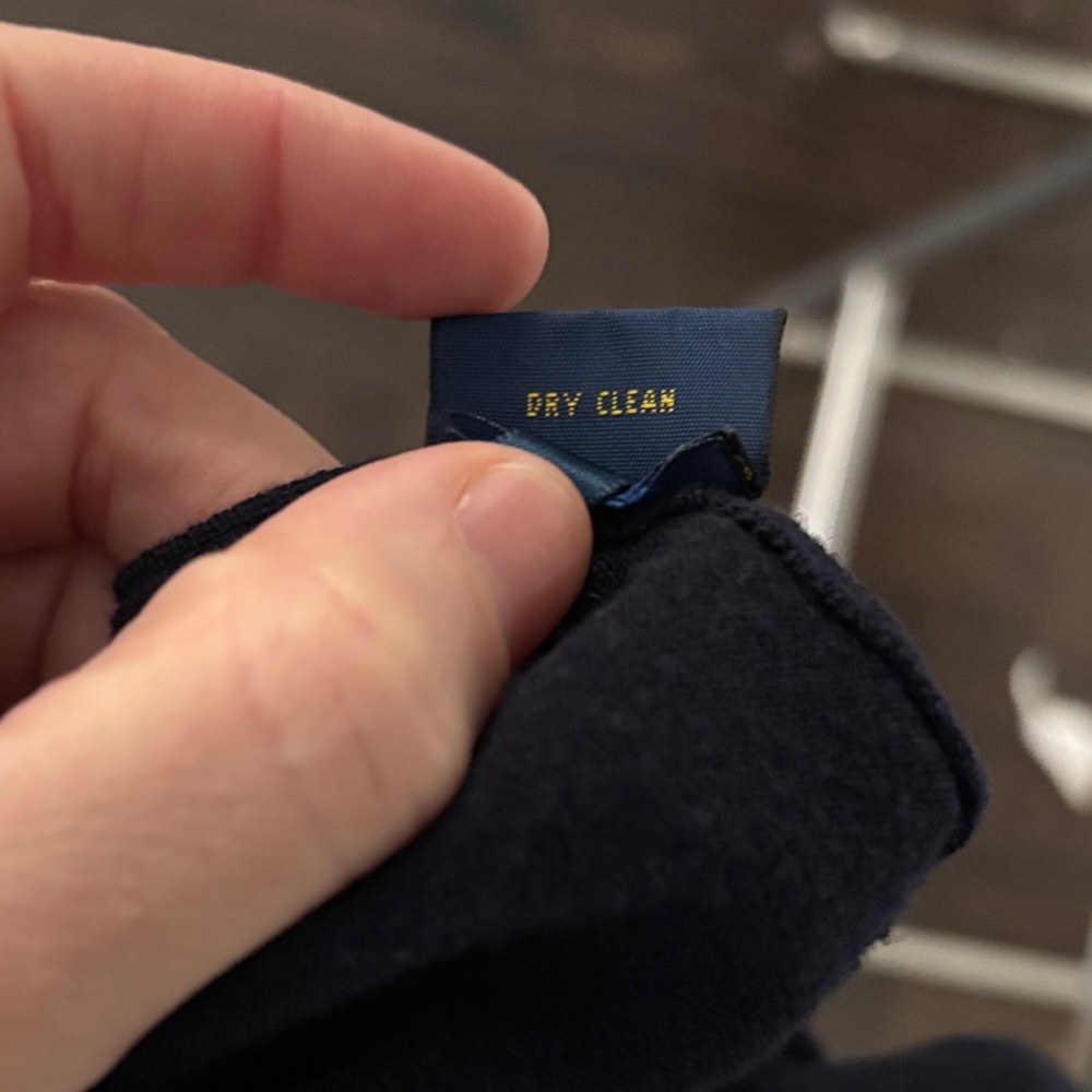 Ralph Lauren Navy Slim Fit Sweater - Picture 7 of 9